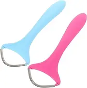 PAMINGONO 2Pcs Manual Hair Remover Tool for Women Painless Epilator for Upper Lip Chin Cheeks Ergonomic Design Durable Spring Facial Hair Removal Device