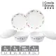 【美國康寧 CORELLE】花漾派對6件式餐盤組-F14