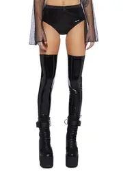 [Club Exx] Dazed Dreamer Sequin Booty Shorts - Black