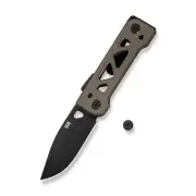 WE Knife Tyro Superlock 24001-3 Bronze Golden Titanium CPM 20CV Knife