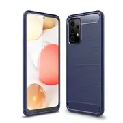 MCC Slim Samsung Galaxy A53 5G 2022 Carbon Fibre Soft Case Cover A536 [Dark Blue]