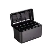 For Insta360 X4 Camera Dual Battery Charging Station Overload Safe Storage Hub
