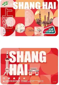 在飛比找Yahoo!奇摩拍賣優惠-上海交通卡 上海交通聯合版紀念卡ー套1張 J14-20 全新