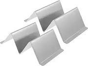 Zerodeko 2 Pcs Stainless Steel Burrito Holders Wave Shaped Taco Stands Compact Design for Stable Serving of Tacos Burritos and Sandwiches Easy Stackable Storage