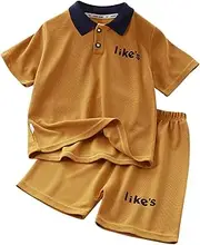 [Generic] Girls Outfit Size 14 16 Spring Summer And Autumn Casual Fashion Shirt Set Athletic Clothes for Teens