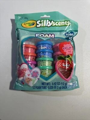 Crayola Silly Scents Foam Tubs Valentines Gift Pack