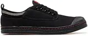 [Volley] Unisex Classic Canvas Shoe, Black/Grey, US M12W14