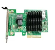 IBM M1210 (LSI 9300-4i) w/CABLE 12Gb/s HBA SAS 8643 ZFS UNRAID FREENAS (00JY196)