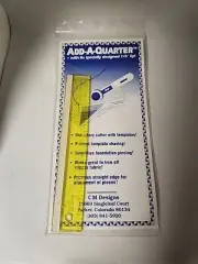 Add-A-Quarter™ - 6" Ruler - 1/4" Lip - Simplifies Foundation & Template Piecing