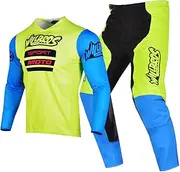 Willbros MX Motocross Jersey Trousers Combo Dirt Bike Riding Protection Moto Gear Set Adult