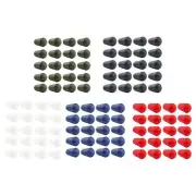20 Pieces Toggle End Cord Stop Toggle Clips for Paracord Clothes Backpack