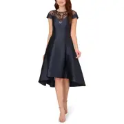 Adrianna Papell Womens Mikado Hi-Low Midi Cocktail And Party Dress BHFO 1445