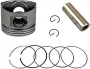 GY6 50 60 80 100 125CC 150CC 175CC 180CC 39mm 44mm 47mm 52.4mm 57.4mm 58.5mm 61mm 63mm Piston Kit Quad ATV Go Kart Buggy Parts (Color : GY6150 57.4mm)