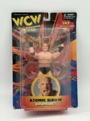 WCW Wrestling Action Figure Goldberg Atomic Elbow 1998 VINTAGE Sealed