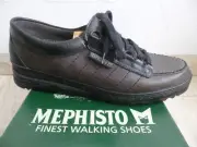 Mephisto Sneakers Sportschuhe Wanderschuhe Schnürschuhe Schuhe Leder grau NEU