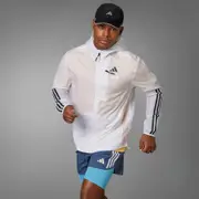adidas Own The Run 3-Stripes Jacket White L - Men Running Jackets