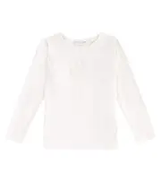 [Bonpoint] Bonpoint Gracieuse sequined cotton top Y 14 white