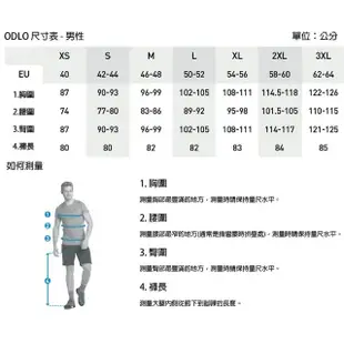 【ODLO】男 REVELSTOKE PW150 羊毛圓領上衣 野鴨藍麻花/靛藍彩雀(美麗諾羊毛 抗臭衣 透氣衣 保暖 防寒)