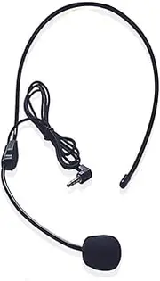 ARTIBETTER Portable Wired Voice Amplifier Headset Microphone for Teaching Presentations and Store Demonstrations Lightweight Sound Easy to