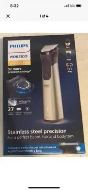 Norelco Philips Multi Groomer 9000 23 Piece Grooming Kit/MG5920/50 NIB