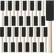 Bates- Foam Paint Brushes, 1 Inch, 26 Pack, Sponge Brushes, Sponge Paint Brush, Foam Brushes for Painting, Foam Brushes for Staining, Paint Sponges, Foam Brushes for Mod Podge Brushes