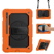 MCC Shockproof Samsung Galaxy Tab S7 11" Strap Case Cover T870 T875 T876 [Orange]