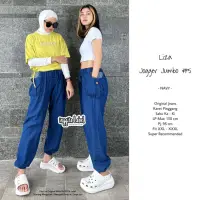 在飛比找蝦皮購物優惠-Inggita Label Liza Jogger Jumb