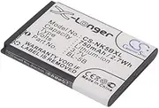 NDUSSF Battery Replacement for Yashica Part No: BL-5B, EZ Digital NV-1 3.7V