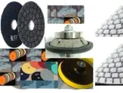 3/4" E-Shape Diamond Router Bit Granite 5" Polishing Pad Buff 17+1 stone ceramic