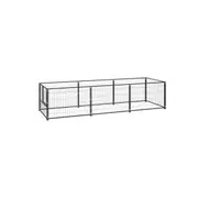 Dog Kennel Steel 3 Black