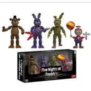 4pcs/set C Fnaf Five Nights Security Breach Action Figures Bonnie Foxy Toys
