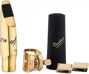 (Large Chamber MP Kit) - Vandoren SM822GLKO T6 Large Chamber V16 Metal Tenor Sax Mouthpiece w/Optimum Ligature Kit