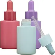TOGEVAL 3Pcs Dropper Bottles Multi Use Essential Oil Containers Practical and Durable for Aromatherapy Mixing and Medicine Storage Portable and Leak