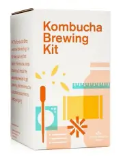 Home Kombucha Starter Kit - Organic 1 Gallon Brewing Essentials for Beginners