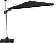 Coolaroo Hampton Rectangle Cantilever Umbrella, Black, 200 X 300 Cm Size
