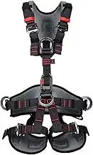 High-altitude working safety belt,outdoor five-point full-body safety belt with main lock,thicken foam pad on shoulder waist leg,climbing harness with D-rings,fall arrest safety harnesses