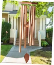Sympathy Wind Chimes for Outside Deep Tone, Memorial Loss of a Loved, 45IN gold