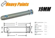 Excavator Linkage Digger Bucket Pin Tractor Pin 19mm x 102mm Zinc Plated
