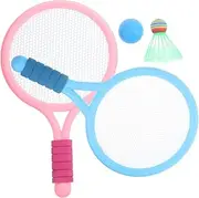 Totority 1Set Badminton Racket with Rackets and Balls Lightweight and Portable Sports Kit for Outdoor Indoor Parent Fun for Beginners and Backyard Games