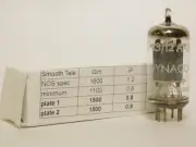 Telefunken Dynaco 12AX7 ECC83 Smooth Plates Halo Getter Tube (tests strong)
