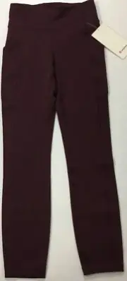 Lululemon Women's Invigorate 25” Tight LW5CQFS CSSI Burgundy Size 2