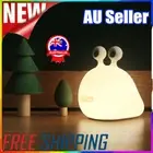 Silicone Slug Smart Touch Sensor Night Light Bedroom Tabletop Lamp Timer HOT JC