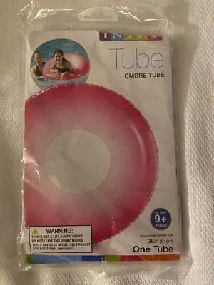Intex Sit 'n FLoat Inflatable Swimming Pool Float Raft Tube ombre PINK. NEW