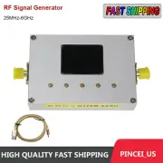 25MHz-6GHz RF Signal Generator RF Signal Source Adjustable Amplitude Handheld