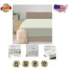 Luxury 800 Thread Count XL Twin Fitted Sheet in Sage - Perfect Dorm Essential