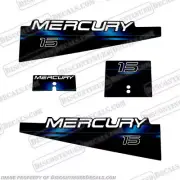 Fits Mercury 15hp Blue Decal Kit - 1994 - 1999