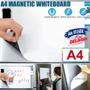 Magnetic Dry Erase Whiteboard Sheet A4 Memo Office Message Board Soft Whiteboard
