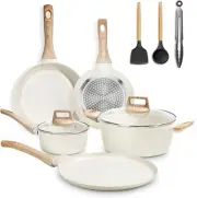 10-Piece Nonstick Cookware Set, Granite Cookware Set, PFAS and PFOA-Free Kitchen