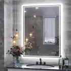 LED Mirror Bathroom Backlit Anti-Fog Vanity Mirror Dimmable Hung in 2 Directions