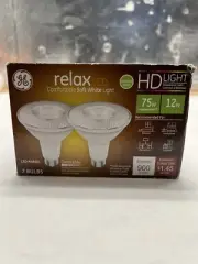 GE Lighting 43096 12Watt E26 PAR30L Soft White LED Dimmable Relax Light Bulb 2ct